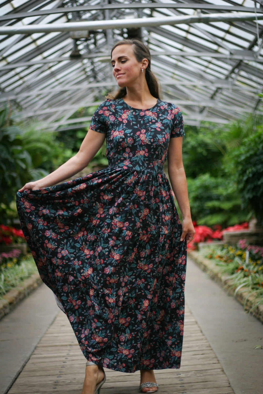 Midnight Rosarium ~ Freespirit Maxi ✨Cotton✨